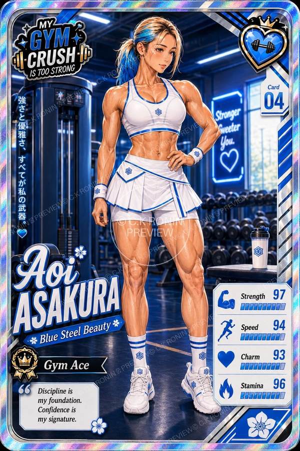 Aoi Asakura official character card