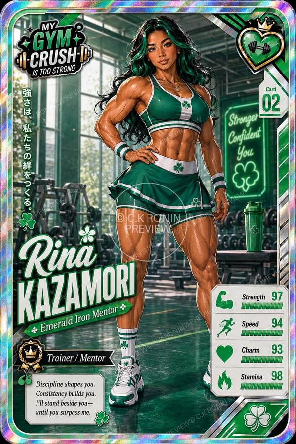 Rina Kazamori official character card