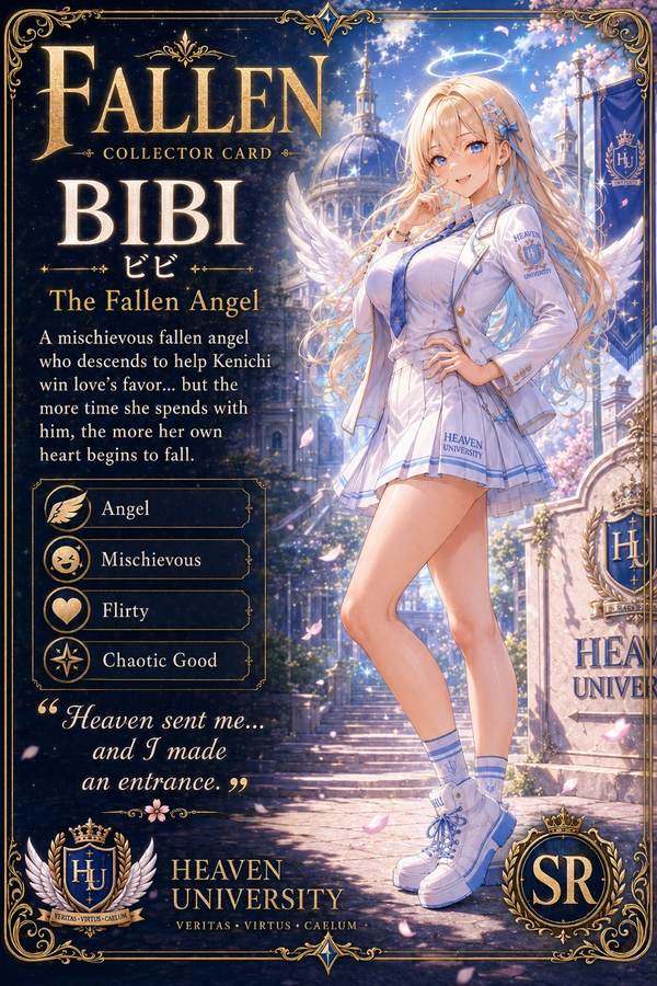 Bibi FALLEN collector card, The Fallen Angel